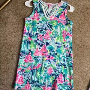 Lilly Pulitzer Pink, Blue and Green 
Perfect for EASTER